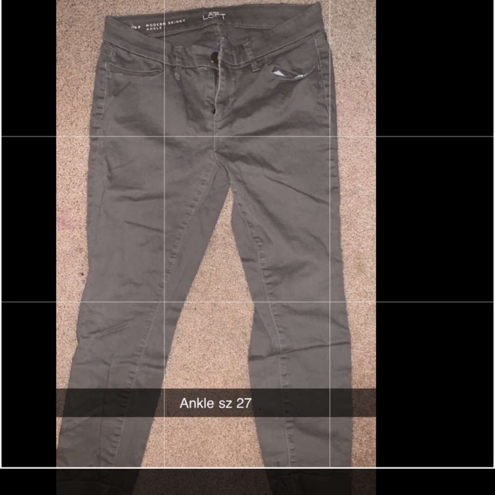 Loft size 27 ankle skinny